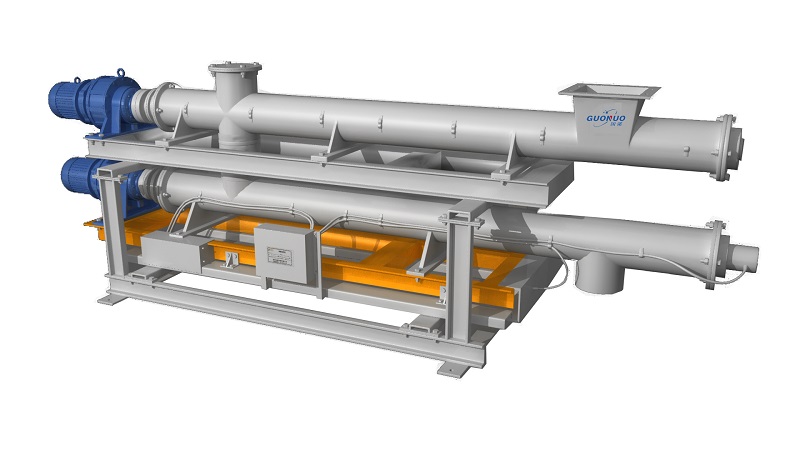 给料准、运行稳，国诺信科双管螺旋给料机水泥厂生产给料新选择